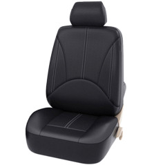 AG338E Sitsöverdrag i konstläder, svart