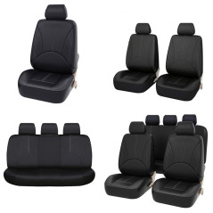 AG338E Sitsöverdrag i konstläder, svart