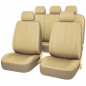 AG338F Sitsöverdrag i konstläder beige