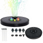 ZD70G Solcellsdriven pump för vattenfontän med RGB