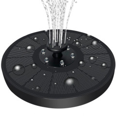 ZD70G Solcellsdriven pump för vattenfontän med RGB