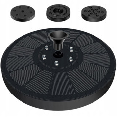 ZD70G Solcellsdriven pump för vattenfontän med RGB