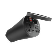 Spänningsomvandlare i form av en mugg 12v/230v 150w/300w 2xusb pi02 amio-02469