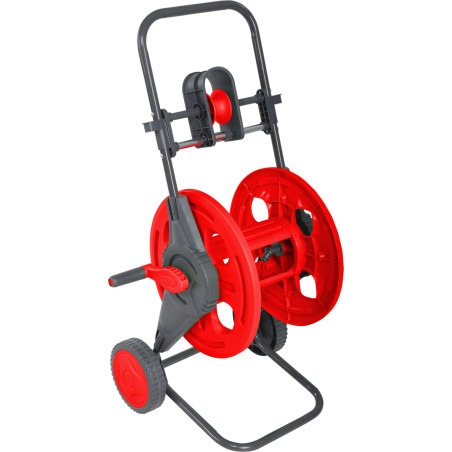 Vagn för trädgårdsslang med ledande rulle 40m x 1/2', proline