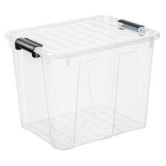 Behållare med lock Plast Team Home Box 40L