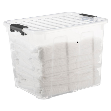 Behållare med lock Plast Team Home Box 40L
