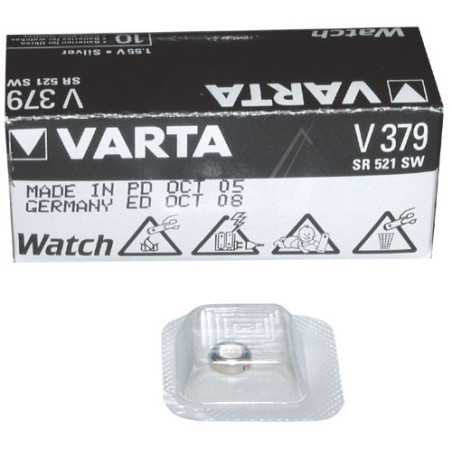 Batteri AG0 V379 379 LR521 SR521 Varta
Batteri AG0 V379 379 LR521 SR521 Varta | HandlaSmidigt.se