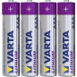 1x Batteri R-03 LR3 AAA 1,5V Litium Varta