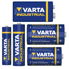 1x Batteri R-03 LR03 AAA alkalisk Varta Industrial 4003