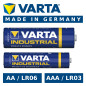 1x Batteri R-03 LR03 AAA alkalisk Varta Industrial 4003