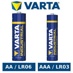 1x Batteri R-03 LR03 AAA alkalisk Varta Industrial 4003 | HandlaSmidigt.se