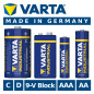 1x Batteri R-03 LR03 AAA alkalisk Varta Industrial 4003