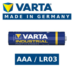 1x Batteri R-03 LR03 AAA alkalisk Varta Industrial 4003 | HandlaSmidigt.se