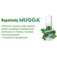 Medlet mot insekter Mugga Roll-On 20% 50 ml