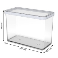 Pojemnik na produkty sypkie Rotho Loft 2,1L
