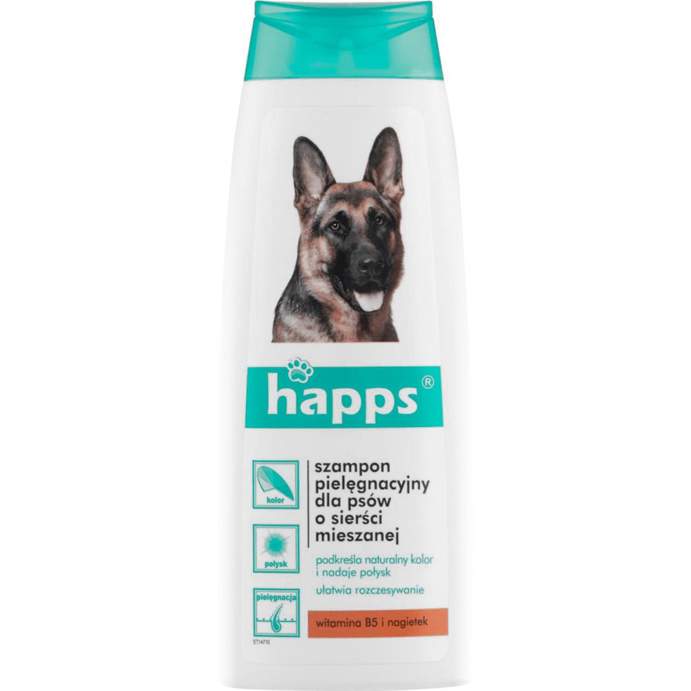 Hundschampo för blandad päls Happs 200ml