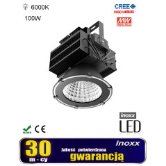 Industriell LED-lampa kallvitt high bay 100W 6000-6500K 9000lm