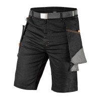 Korta arbetsbyxor HD Slim, bälte, storlek XXXL