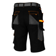 Korta arbetsbyxor HD Slim, bälte, storlek XXXL