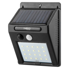 Väggmonterad solcellslampa med 20 SMD LED-lampor och 250 lm | HandlaSmidigt.se