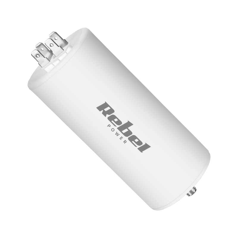 Kondensator 40uF 450V för enfasiga motorer