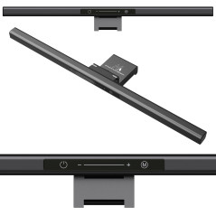 LED-ljuslist för dator/skärm, justerbar Maclean, 3 ljusfärger, ljusstyrkereglering, USB Type-C, 5V, MCE620 | HandlaSmidigt.se