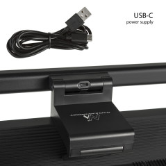 LED-ljuslist för dator/skärm, justerbar Maclean, 3 ljusfärger, ljusstyrkereglering, USB Type-C, 5V, MCE620 | HandlaSmidigt.se