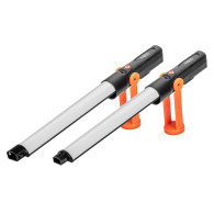 Arbetslampa med batteri 2x350 lm, hopfällbar SMD