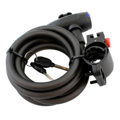 RW19C Kraftigt cykellås med lås 150cm