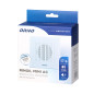 Ringil Mini AC, 230V, vit, enkelton elektronisk trådbunden dörrklocka.