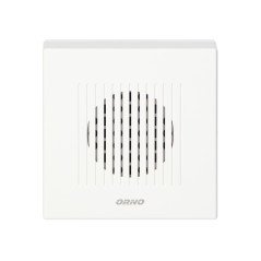 Ringil Mini AC, 230V, vit, enkelton elektronisk trådbunden dörrklocka. | HandlaSmidigt.se
