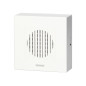Ringil Mini AC, 230V, vit, enkelton elektronisk trådbunden dörrklocka.