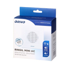 Ringil Mini AC, enkeltong elektronisk kabeltelefon, 230V, snövit | HandlaSmidigt.se