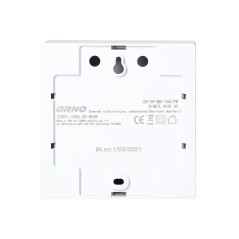Ringil Mini AC, enkeltong elektronisk kabeltelefon, 230V, snövit | HandlaSmidigt.se