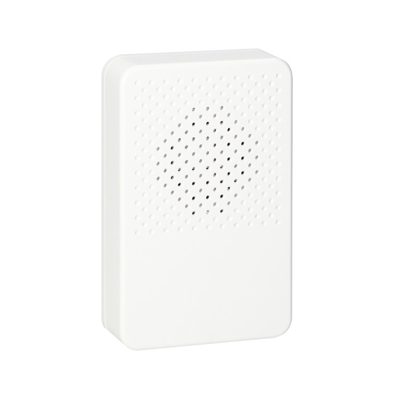 Ringklocka med en ton, LARK MAXI AC, 230V, vit