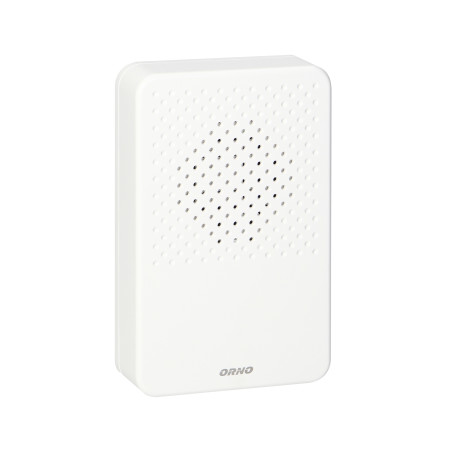 Ringklocka med en ton, LARK MAXI AC, 230V, vit