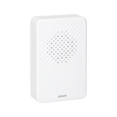 Ringklocka med en ton, LARK MAXI AC, 230V, snövit