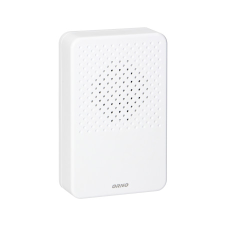 Ringklocka med en ton, LARK MAXI AC, 230V, snövit