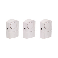 Set med mini fönster- och döralarmer, 3 st, batteridrivna. | HandlaSmidigt.se