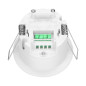 Rörelsesensor 360°, IP65, 1200W för undertak.