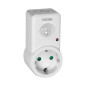 Infälld rörelsesensor 120°, IP20, 280W, Schuko-version