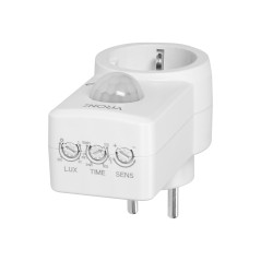 Infälld rörelsesensor 120°, IP20, 280W, Schuko-version | HandlaSmidigt.se