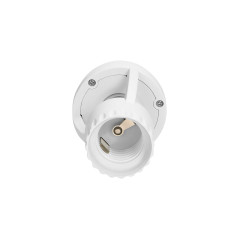 Sockel för lampa med rörelsesensor, 360 grader, IP20, E27-gänga, 1x60W | HandlaSmidigt.se