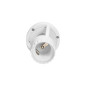 Sockel för lampa med rörelsesensor, 360 grader, IP20, E27-gänga, 1x60W