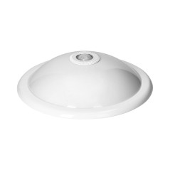 ROVO PC, takfönsterbelysning med 360 graders rörelsesensor, 2x40W, E27, IP20, mjölkfärgad polykarbonat | HandlaSmidigt.se