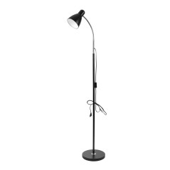 Golvlampa LAR, max 20W E27, 155 cm, svart