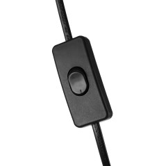 Golvlampa LAR, max 20W E27, 155 cm, svart | HandlaSmidigt.se