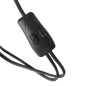 Golvlampa URLAR, 175 cm, max 25W E27, max 25W E14, grå
