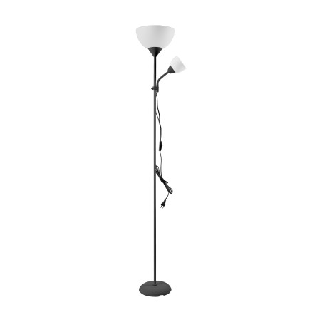 Golvlampa URLAR, 175 cm, max 25W E27, max 25W E14, svart | HandlaSmidigt.se