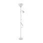 Golvlampa URLAR, 175 cm, max 25W E27, max 25W E14, vit